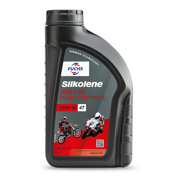Silkolene PRO 4 10W40 XP Fully Synthetic 4T Motorcycle Engine Oil 1 Litre