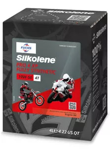 Silkolene PRO 4 10W50 XP Motorcycle Engine Oil 4 Litre