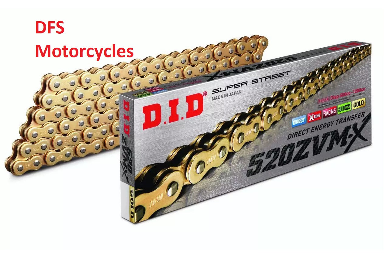 DID ZVMX Heavy Duty X-Ring 520 Pitch (GOLD)