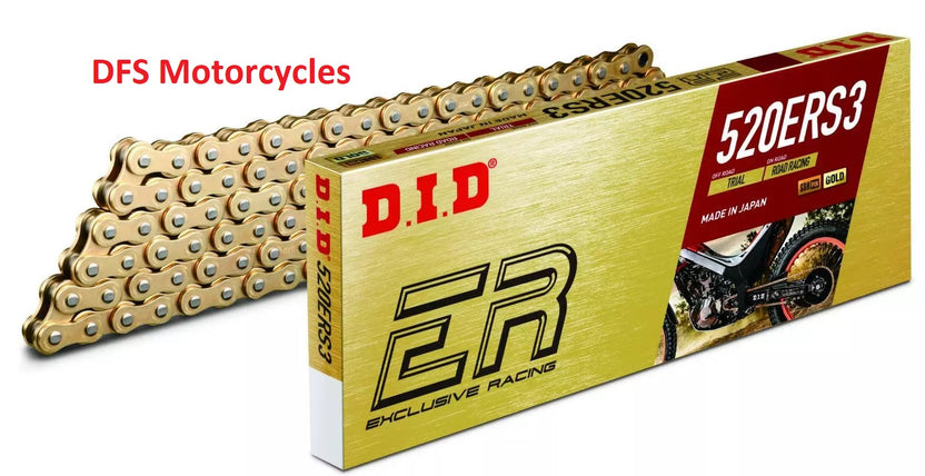 DID ERS3 Trials Race Chain (GOLD) – DFS Motorcycles & Auto Parts