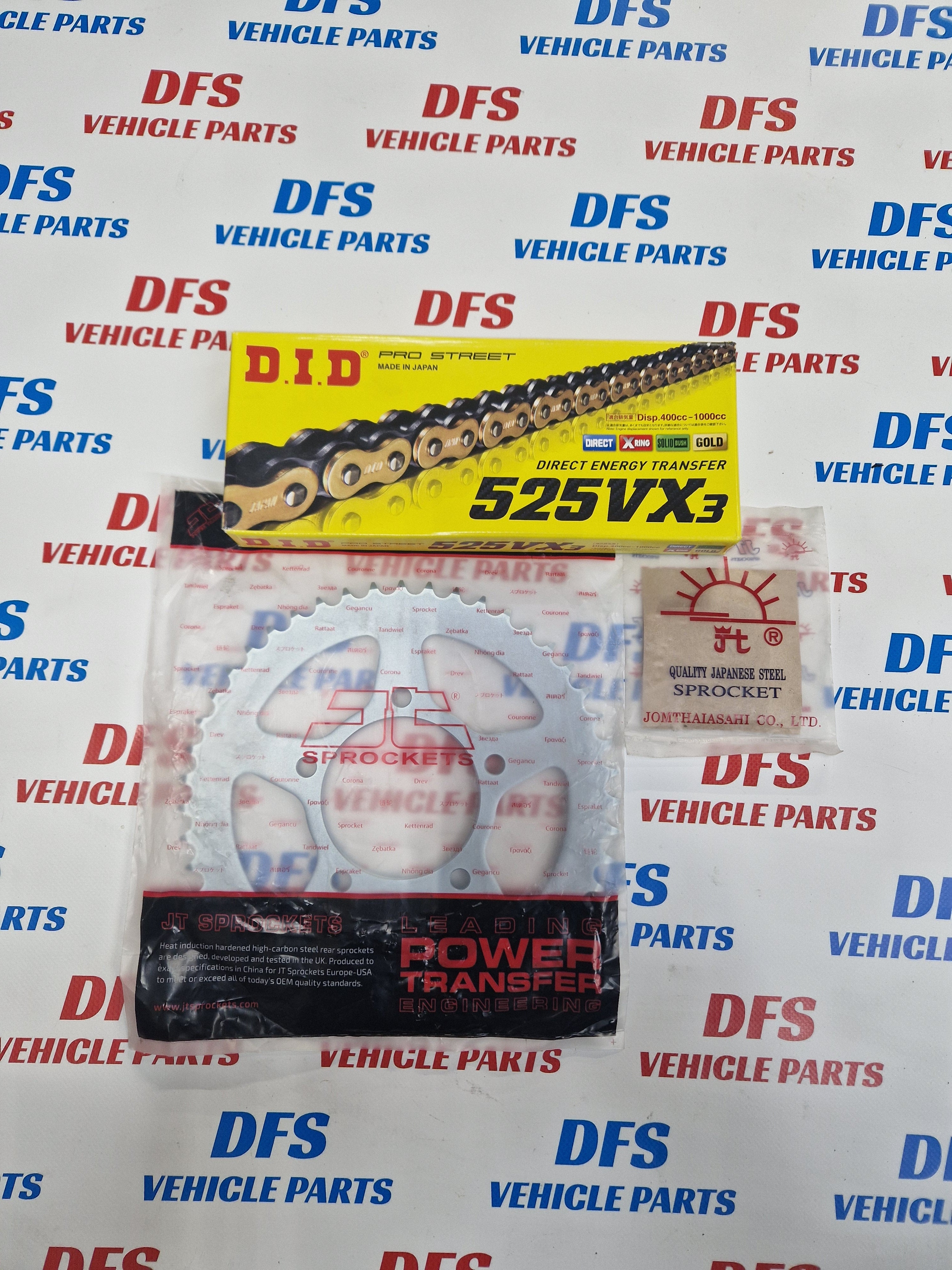 Suzuki Bandit 650 2007-2015 DID Chain And JT Sprockets