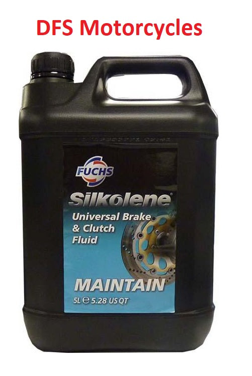 Fuchs Silkolene DOT 4 DOT4 Universal Brake & Clutch Fluid 5L