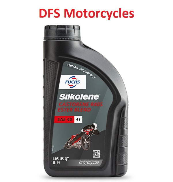 Silkolene Castorene R40S Castor Base 4T Racing Motorcycle Engine Oil 1L