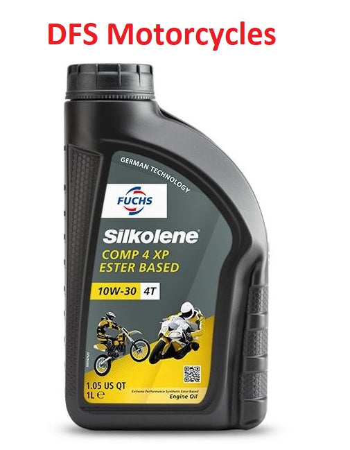 Silkolene Comp 4 10W30 XP 4-Stroke Motorcycle Engine Oil 4T 1 Litre