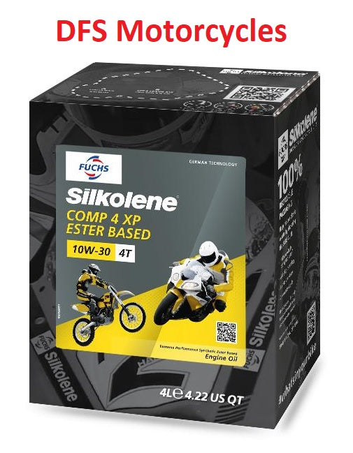 Silkolene Comp 4 10W-30 XP 4-Stroke Motorcycle Engine Oil 4 LITRE