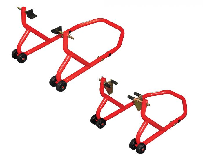 BikeTek Front And Rear Paddock Stand Set RRP £99.98
